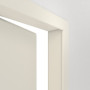 Detailansicht der geöffneten Tür von Innentür-Set Weißlack RAL 9010 LA-30 reverse mit Zarge und Drücker