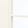 Detailansicht des Lichtausschnitts von GARANT Zimmertür 0105-60 Pearl White CPL mit Lichtausschnitt LA-DIN Sprosse SP4