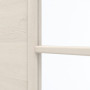 Detailansicht des Lichtausschnitts von GARANT Zimmertür Quer Authentic Perl CPL mit Lichtausschnitt LA-2 Sprosse SP0