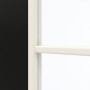 Detailansicht des Lichtausschnitts von GARANT Zimmertür 0901-60 Black Resopal mit Lichtausschnitt LA-2 Sprosse SP1