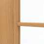 Detailansicht des Lichtausschnitts von GARANT Zimmertür Eiche Premium GCK08 mit Lichtausschnitt LA-2 Sprosse SP1