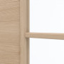 Detailansicht des Lichtausschnitts von GARANT Zimmertür Quer Authentic Achat GCK08 mit Lichtausschnitt LA-2 Sprosse SP2