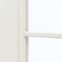 Detailansicht des Lichtausschnitts von GARANT Zimmertür Weiß Struktur Premium CPL mit Lichtausschnitt LA-2 Sprosse SP4