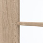 Detailansicht des Lichtausschnitts von GARANT Zimmertür Authentic Eiche CPL mit Lichtausschnitt LA-3 Sprosse SP4