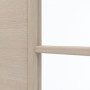 Detailansicht des Lichtausschnitts von GARANT Zimmertür Quer Authentic Akazie GCK08 mit Lichtausschnitt LA-5 schlossseitig Sprosse SP10