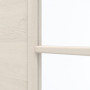 Detailansicht des Lichtausschnitts von GARANT Zimmertür Quer Authentic Perl GCK08 mit Lichtausschnitt LA-6 Sprosse SP0