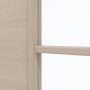 Detailansicht des Lichtausschnitts von GARANT Zimmertür Quer Authentic Akazie GCK08 mit Lichtausschnitt LA-6 Sprosse SP2