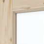 Detailansicht des Lichtausschnitts von Innentür-Set Typ 6002-LA Kiefer Massivholz mit Zarge und Drücker - Radex