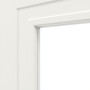 Detailansicht des Lichtausschnitts von Montana 5 LA ClassicLine Weißlack Innentür - Hörmann