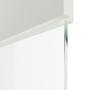 Detailansicht des Lichtausschnitts von Pure 2 quer Steel 79 ProLine Duradecor Verkehrsweiß RAL 9016 Innentür - Hörmann
