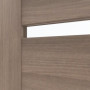 Detailansicht des Lichtausschnitts von Clif 5.2 Grafit Esche Schiebetür - Classen