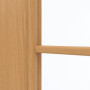 Detailansicht des Lichtausschnitts von GARANT Schiebetür Eiche Premium GCK08 mit Lichtausschnitt LA-DIN Sprosse SP10