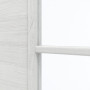 Detailansicht des Lichtausschnitts von GARANT Schiebetür Quer Authentic Grigio CePaL mit Lichtausschnitt LA-2 Sprosse SP0