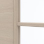 Detailansicht des Lichtausschnitts von GARANT Schiebetür Quer Authentic Akazie CePaL mit Lichtausschnitt LA-2 Sprosse SP10