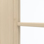 Detailansicht des Lichtausschnitts von GARANT Schiebetür Authentic Sand CePaL mit Lichtausschnitt LA-3 Sprosse SP10