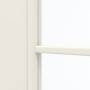 Detailansicht des Lichtausschnitts von GARANT Schiebetür Weißlack 9010 CePaL mit Lichtausschnitt LA-3 Sprosse SP10