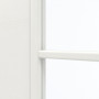 Detailansicht des Lichtausschnitts von GARANT Schiebetür Quer Authentic Bianco CePaL mit Lichtausschnitt LA-4 mittig Sprosse SP10