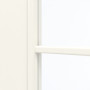 Detailansicht des Lichtausschnitts von GARANT Schiebetür 0105-60 Pearl White CePaL mit Lichtausschnitt LA-6 Sprosse SP2