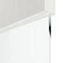 Detailansicht des Lichtausschnitts von Pure 1 quer ProLine Duradecor Gebürstetes Weiß Schiebetür - Hörmann