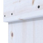Detailansicht der Fräsung von Loft Rustic E Fichte weiß pigmentiert Massivholz Schiebetür - Radex