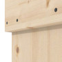 Detailansicht der Fräsung von Loft Rustic K Fichte Massivholz Schiebetür - Radex