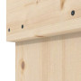 Detailansicht der Fräsung von Loft Rustic X Fichte Massivholz Schiebetür - Radex