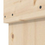 Detailansicht der Fräsung von Loft Rustic Z Fichte Massivholz Schiebetür - Radex