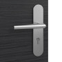 Detailansicht der Oberfläche von HÖRMANN Wohnungseingangstür Schiefer Schwarz Proline Concepto