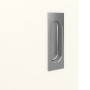 Detailansicht der Oberfläche von GARANT Feuchtraum-Schiebetür 0105-60 Pearl White Resopal
