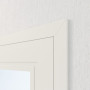 geschlossene Detailansicht von Innentür-Set Cofi 10 LA-01 reverse Weißlack RAL 9016 mit Zarge und Drücker - Deine Tür