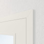 Detailansicht der Tür von Innentür-Set Weißlack RAL 9016 LA-DIN reverse mit Zarge und Drücker