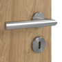 Detailansicht der Oberfläche von CLASSEN Innentür 4.11 Hickory Eiche CPL mit Lichtausschnitt