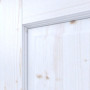 Detailansicht der Fräsung von Typ 6002-03 Fichte weiß pigmentiert Massivholz Innentür - Radex