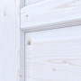 Detailansicht der Fräsung von Typ 6002-04N Fichte weiß pigmentiert Massivholz Innentür - Radex
