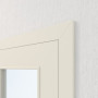 Detailansicht der Tür von Innentür-Set Linea 02 LA-01 reverse Weißlack mit Zarge und Drücker