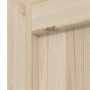 Detailansicht der Fräsung von Loft V Kiefer Massivholz Innentür - Radex