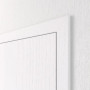 Geschlossene Detailansicht von Innentür-Set Esche Weiß ProLine Duradecor stumpfeinschlagend mit Zarge und Drücker - Hörmann