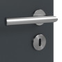 Detailansicht der Oberfläche von HÖRMANN Innentür-Set Zeroline RAL 7016 Anthrazitgrau Lack stumpfeinschlagend mit Zarge und Drücker