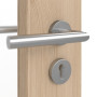 Detailansicht der Oberfläche von GARANT Objektinnentür Authentic Achat GCK08 mit Lichtausschnitt LA-4 schlossseitig