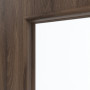 Detailansicht des Lichtausschnitts von HÖRMANN Innentür Alpineiche Duradecor ProLine mit Lichtausschnitt LA 11