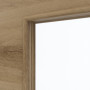 Detailansicht des Lichtausschnitts von HÖRMANN Innentür Natureiche quer Duradecor ProLine mit Lichtausschnitt LA 5
