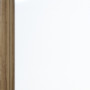Detailansicht des Lichtausschnitts von HÖRMANN Innentür Natureiche quer Duradecor ProLine mit Lichtausschnitt LA 6 Raute