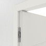 Detailansicht der Bänder von Innentür-Set Cofi 03 reverse Weißlack RAL 9016 mit Zarge und Drücker - Deine Tür