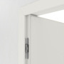 Detailansicht der Bänder von Innentür-Set Cofi 19 reverse Weißlack RAL 9016 mit Zarge und Drücker - Deine Tür