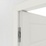 Detailansicht der Bänder von Innentür-Set Cofi 41 LA-02 reverse Weißlack RAL 9016 mit Zarge und Drücker - Deine Tür