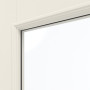 Detailansicht des Lichtausschnitts von GARANT Zimmertür Como Weißlack mit Lichtausschnitt CKL2 Sprosse SP3