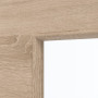 Detailansicht des Lichtausschnitts von GARANT Zimmertür Corona 734 Quer Authentic Eiche CePaL mit Lichtausschnitt LA-4 schlossseitig