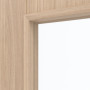 Detailansicht des Lichtausschnitts von WESTAG Innentür Eiche Eleganzia Ei 342 PortaLit CPL mit Lichtausschnitt LA-3
