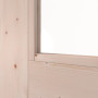 Detailansicht des Lichtausschnitts von Innentür TM-21 Fichte astig Massivholz