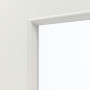 Detailansicht des Lichtausschnitts von GARANT Objektinnentür Weiß Struktur Premium CePaL mit Lichtausschnitt LA-3